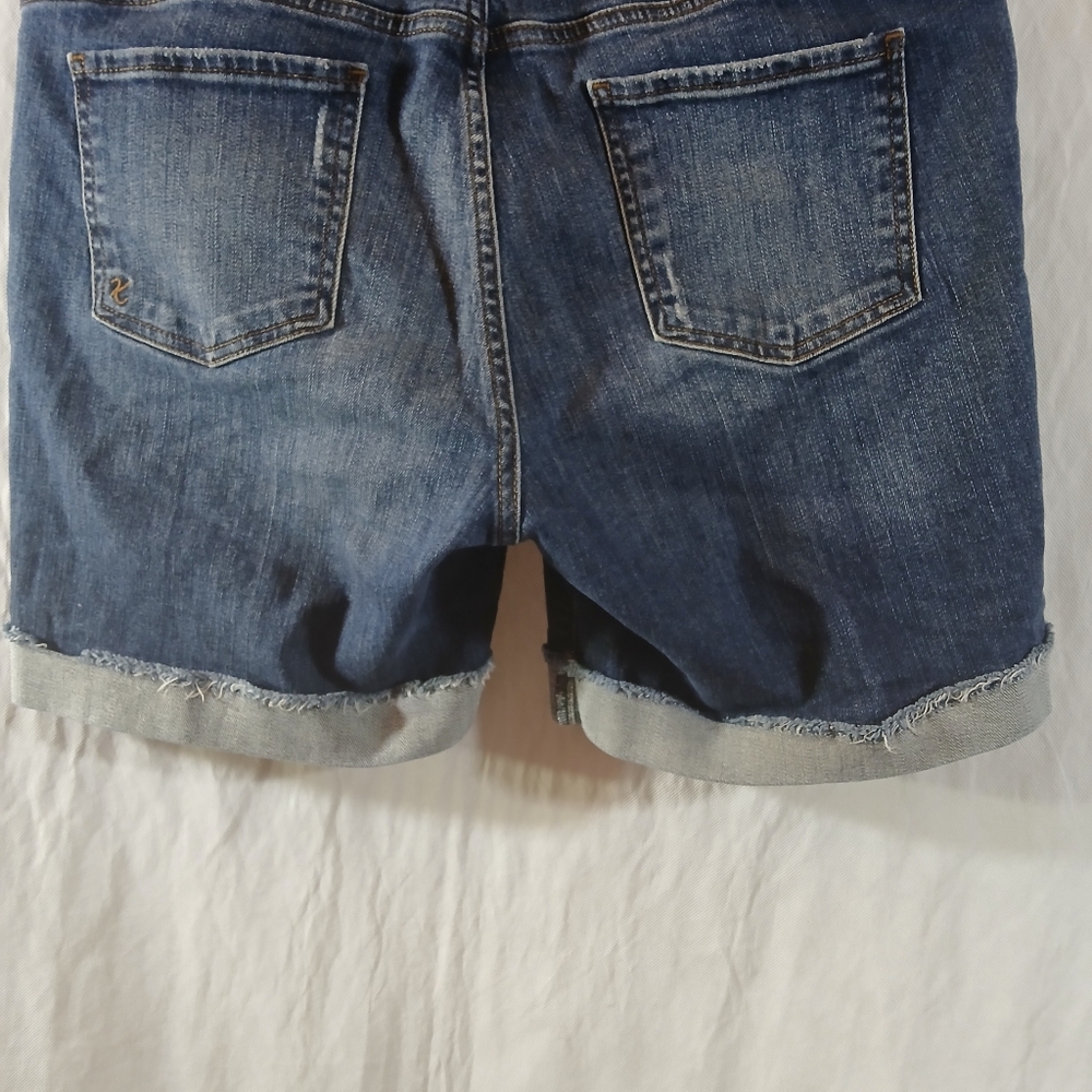 Kut From The Kloth Womens 12 Catherine Boyfriend Short Blue Jean Stretch Denim - Picture 10 of 13